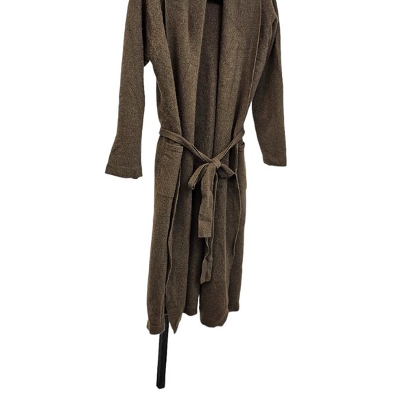 Restoration Hardware 100% Cashmere Long Robe Brown Size Medium - Picture 5 of 10